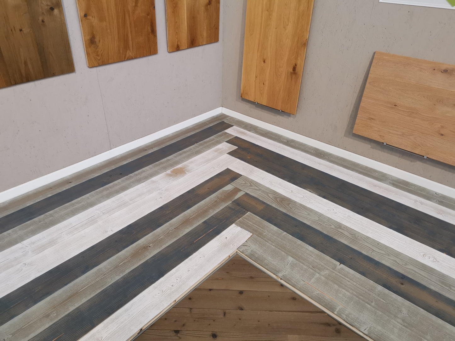 VINTAGE PAINTED WOOD PLANKS 20X145X2500MM