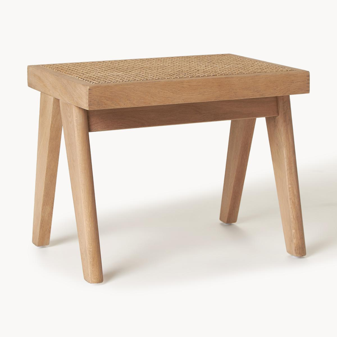 JENNA STOOL NATURAL ASH 52X38X42CM