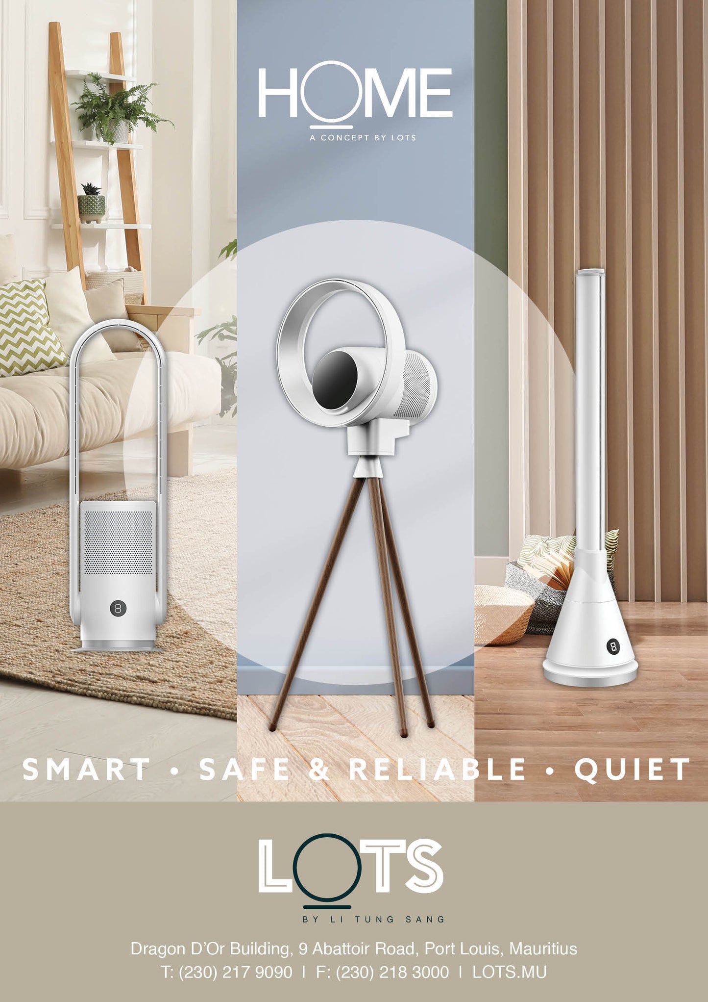TROPIC - COOLER FAN & HEATER WHITE