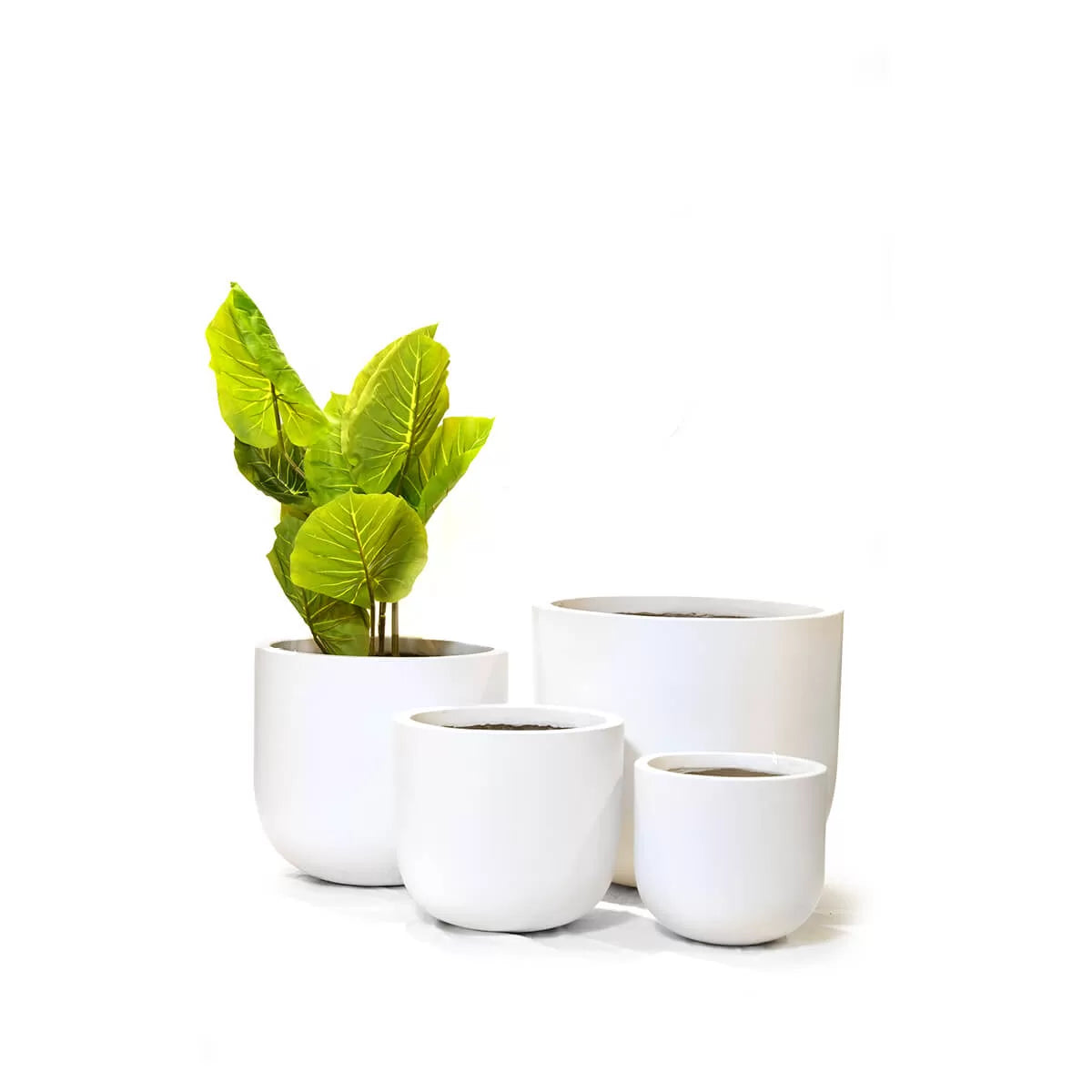 PLANTER SMOOTH WHITE FIBRE CEMENT