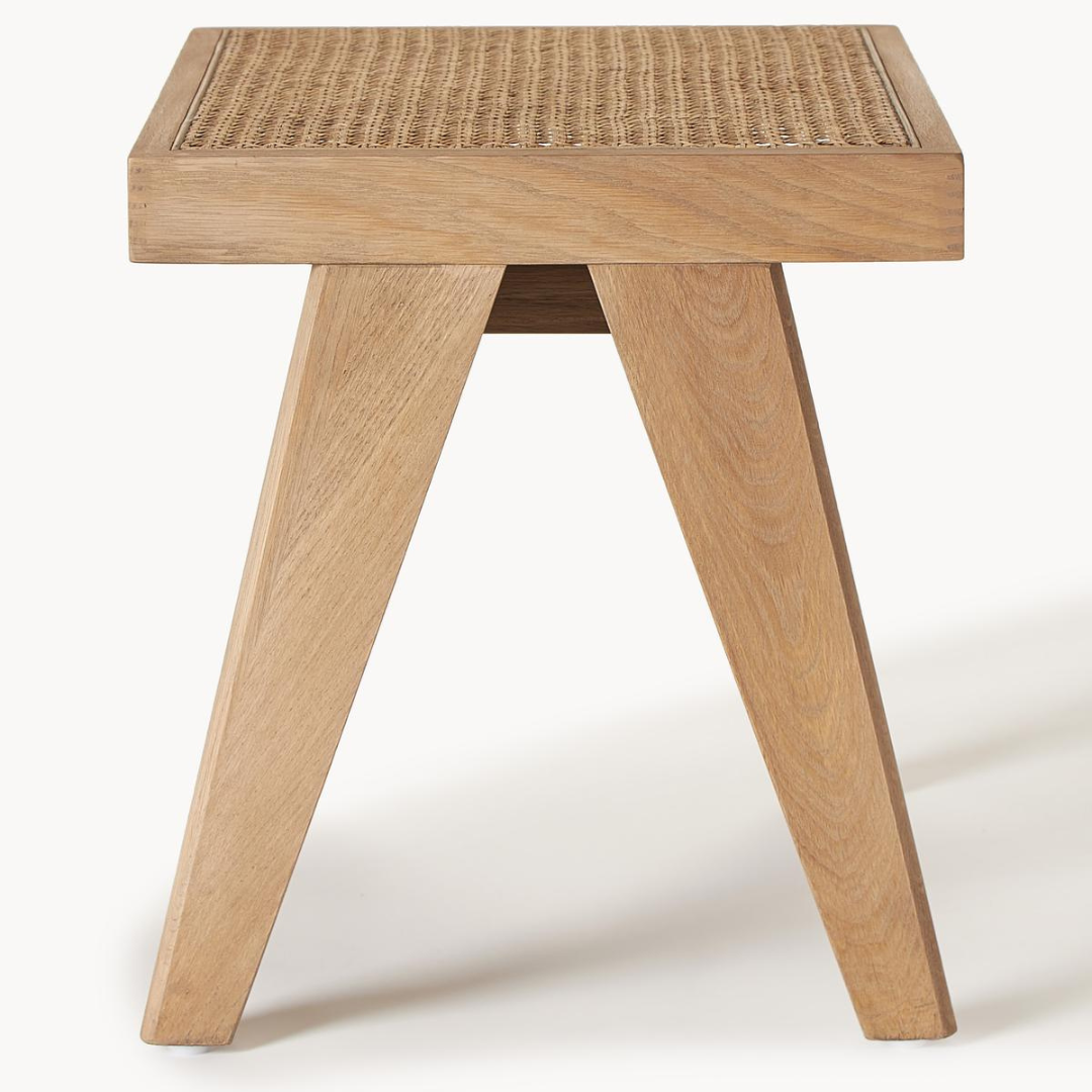 JENNA STOOL NATURAL ASH 52X38X42CM